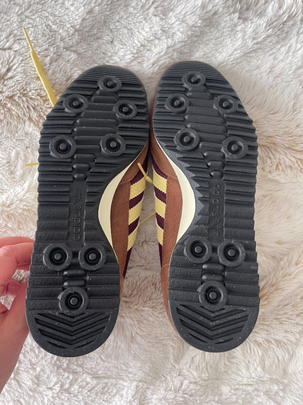adidas SL 72 OG Shoes in Maroon / Almost Yellow / Preloved Brown men's size 6.5 - Picture 6 of 6